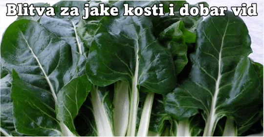 BLITVA ZA JAKE KOSTI I DOBAR VID – SPREMANJE NA DALMATINSKI NAČIN (RECEPT)!!