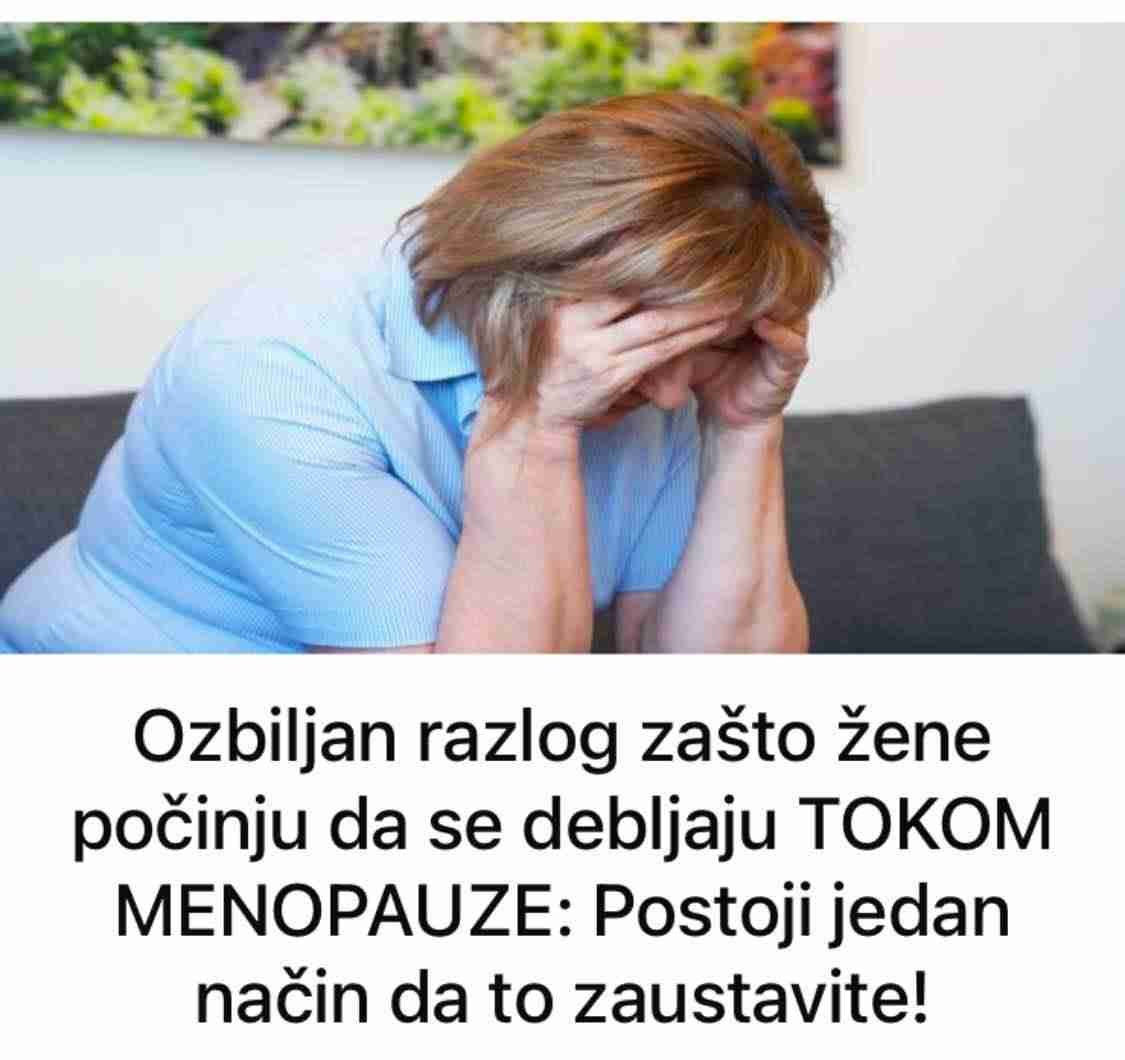 Menopauza je prirodan dio života svake žene, ali sa sobom nosi niz fizičkih i psihičkih promjena. Jedan od najčešćih i frustrirajućih je debljanje. Čak i žene koje su održavale stabilnu težinu mogu iznenada otkriti da se njihova masnoća počinje akumulirati, posebno u području trbuha. Zašto se to dešava i šta možemo učiniti da zaustavimo ovaj proces? Zašto se žene debljaju tokom menopauze? Hormonske promjene – glavni krivac Najveći razlog za debljanje tokom menopauze su hormonalne promjene, posebno pad estrogena. Estrogen pomaže u regulaciji tjelesne težine, a kada njegov nivo padne, tijelo počinje skladištiti više masti, posebno u području trbuha. Međutim, ova masnoća nije samo estetski problem – ona je povezana i sa povećanim rizikom od srčanih bolesti i dijabetesa tipa 2. Usporen metabolizam Metabolizam se prirodno usporava s godinama. Tijelo sagorijeva manje kalorija, što znači da će žena, ako ne promijeni prehrambene navike ili nivo fizičke aktivnosti, početi debljati čak i uz isti unos hrane kao prije. Gubitak mišićne mase Drugi problem je gubitak mišićne mase koji je povezan sa godinama. Mišići sagorijevaju više kalorija nego masnoće, pa kada se njihov volumen smanji, sagorijevanje energije se smanjuje. Ovaj proces još više ubrzava debljanje. Promjene u načinu života Tokom menopauze, nivoi fizičke aktivnosti mogu se smanjiti – bilo zbog umora, problema sa spavanjem ili bolova u zglobovima. Ovo je često praćeno psihološkim faktorima kao što su stres, anksioznost ili depresija, što može dovesti do prejedanja. Postoji jedan način da se to zaustavi! Dobra vijest je da se debljanje tokom menopauze može spriječiti ili barem smanjiti. Najefikasniji način je kombinacija pravilne prehrane, fizičke aktivnosti i promjene načina života. Evo kako to učiniti: Povećajte fizičku aktivnost – ključ uspjeha Najvažnije oružje protiv debljanja je vježba. Kombinacija aerobnih vježbi (hodanje, plivanje, trčanje) sa treningom snage je idealna. Trening snage pomaže u izgradnji mišićne mase, što povećava metabolizam i pomaže sagorijevanju masti čak i u mirovanju. Samo 150 minuta vježbe umjerenog intenziteta sedmično može učiniti čuda. Fokusirajte se na zdravu i uravnoteženu prehranu Smanjite unos šećera i rafiniranih ugljikohidrata, koji potiču skladištenje masti. Povećajte unos proteina koji podstiču rast mišića i povećavaju osjećaj sitosti. Jedite više vlakana – ona pomažu probavi i održavaju osjećaj sitosti. Ograničite alkohol, koji sadrži prazne kalorije i pogoršava hormonsku ravnotežu. Pravilan san i upravljanje stresom Stres i nedostatak sna povećavaju nivoe kortizola, što potiče debljanje u predelu stomaka. Redovan san (7-8 sati dnevno) i tehnike upravljanja stresom (joga, meditacija, vježbe disanja) mogu značajno pomoći. Razmotrite stručnu pomoć Ako je povećanje telesne težine značajno ili se pojave zdravstvene komplikacije, preporučljivo je da se obratite lekaru. Ponekad može biti prikladna hormonska nadomjesna terapija (HRT) koja može pomoći u ublažavanju simptoma menopauze, uključujući debljanje. Zaključak Povećanje telesne težine tokom menopauze je uobičajeno, ali nije neizbežno. Glavni krivac je pad estrogena, ali nezdrave navike u ishrani i sjedilački način života pogoršavaju problem. Međutim, dobra vijest je da je uz pravilnu kombinaciju vježbanja, zdrave prehrane i promjene načina života moguće održati zdravu težinu čak i tokom ovog izazovnog perioda. Zapamtite, menopauza nije kraj – to je novo poglavlje u životu koje možete doživjeti u punom zdravlju, snazi ​​i vitalnosti! Jesu li ove informacije bile od pomoći? Podijelite objavu i sa svojim prijateljima!