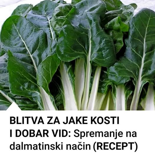 Jeste li znali da je BLITVA INEKCIJA protiv upala u organizmu? (RECEPT)