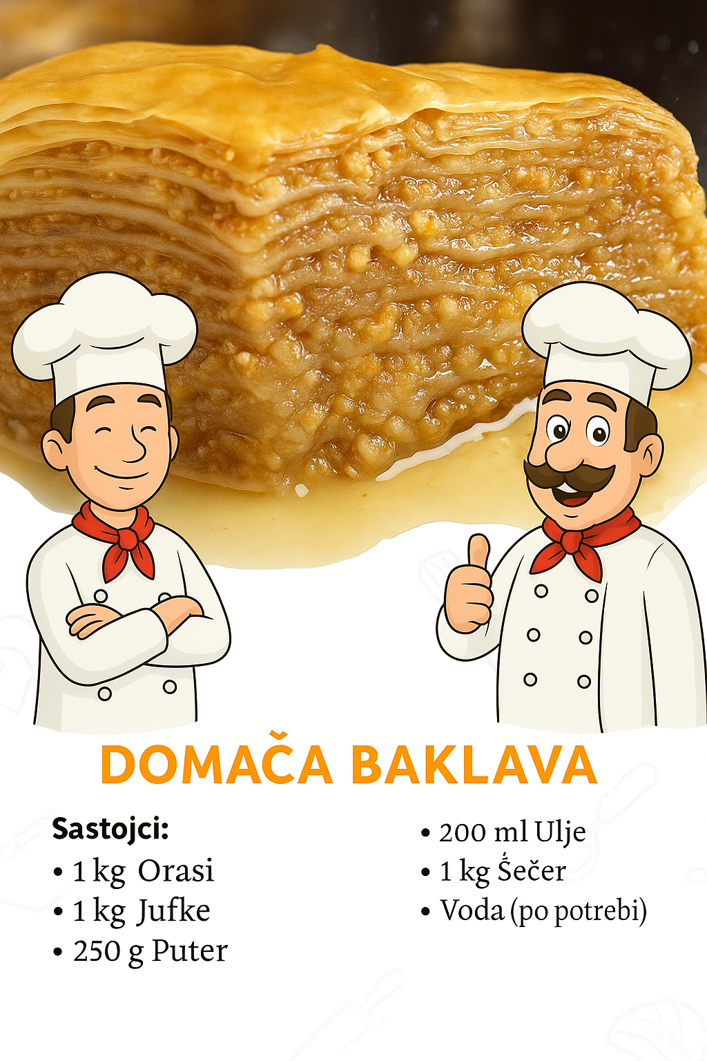 Domaće Baklave – Kraljica svih kolača!