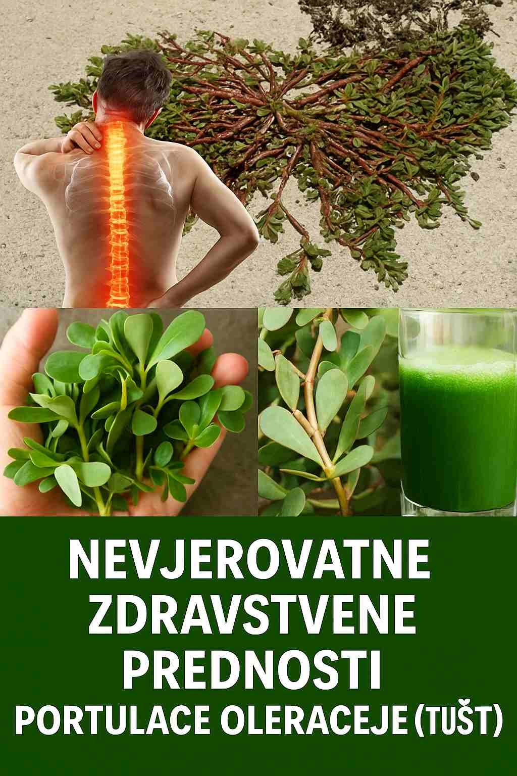 Nevjerovatne zdravstvene prednosti Portulaca Oleracea (Purslane)