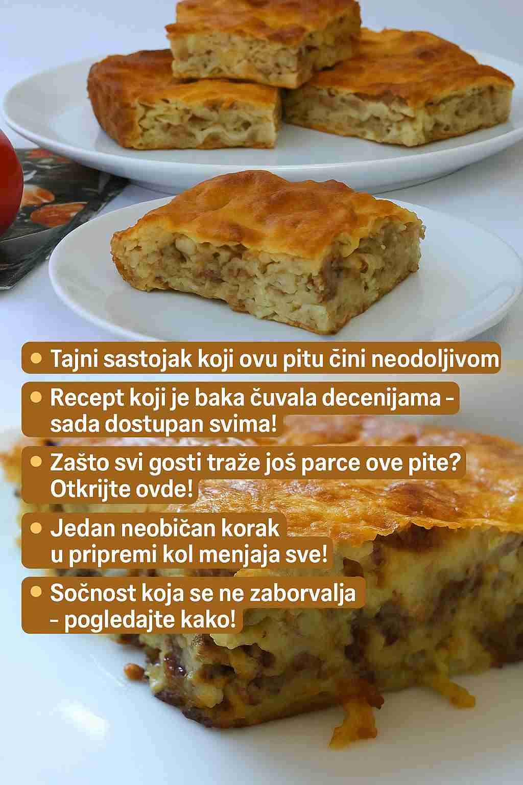 Ne mogu vam opisati koliko me oduševila ova jednostavna pita, ODUŠEVILA JE SVE MOJE GOSTE…