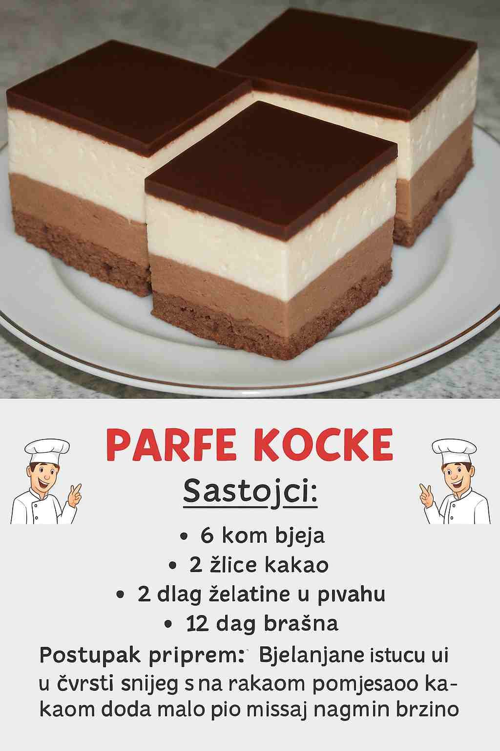 Parfe Kocke mekane kao san – Kako da ih savršeno napravite!