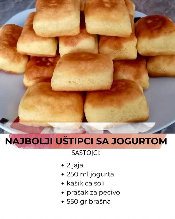 Najbolji uštipci sa jogurtom za 30 minuta – samo zamjesi i peci