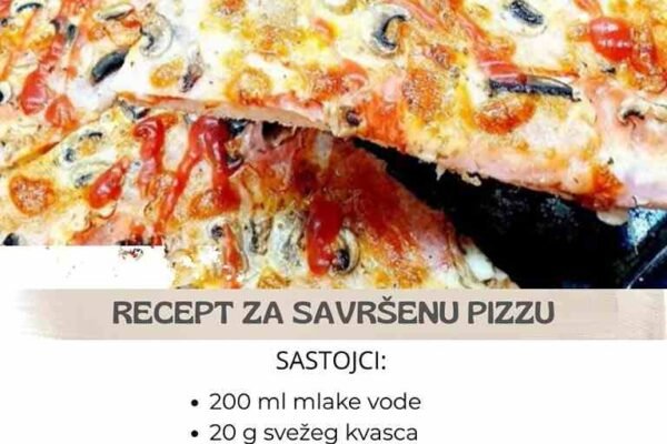 SAVRŠENA PICA: Pravi se veoma jednostavno, a tajna je u TESTU koje je isto kao u PICERIJI