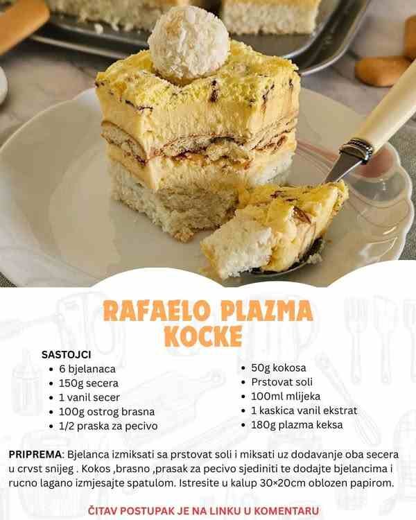 Slatko zadovoljstvo: Raffaelo plazma kocke koje ćete praviti iznova i iznova!