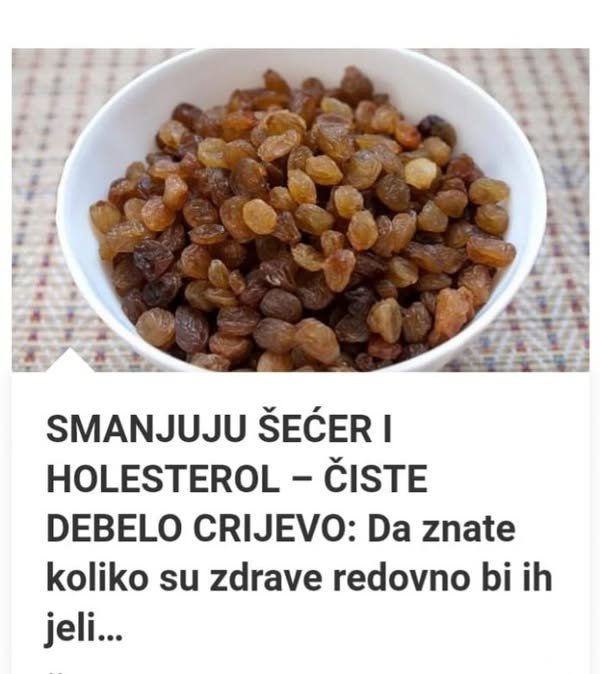 Smanjite šećer i holesterol – Očistite debelo crevo: Da znate koliko su zdravi, jeli biste ih češće!