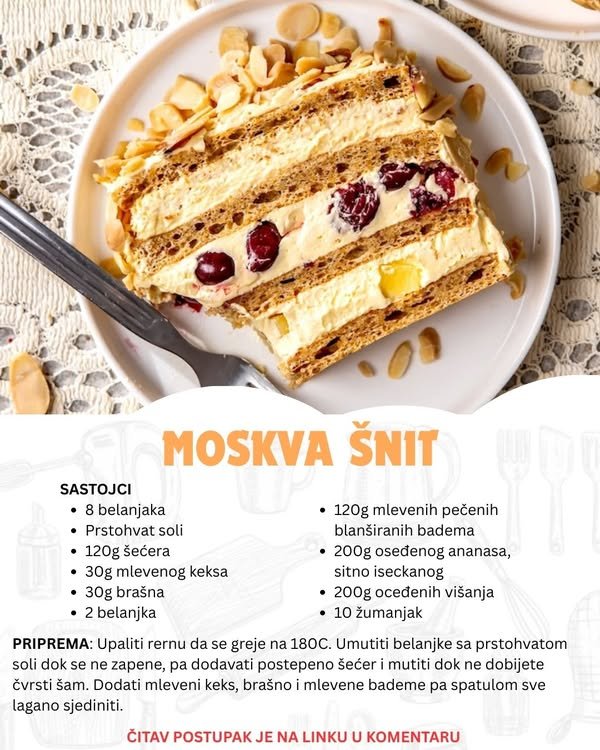 Prava eksplozija ukusa: Recept za neponovljivu Moskva šnit!