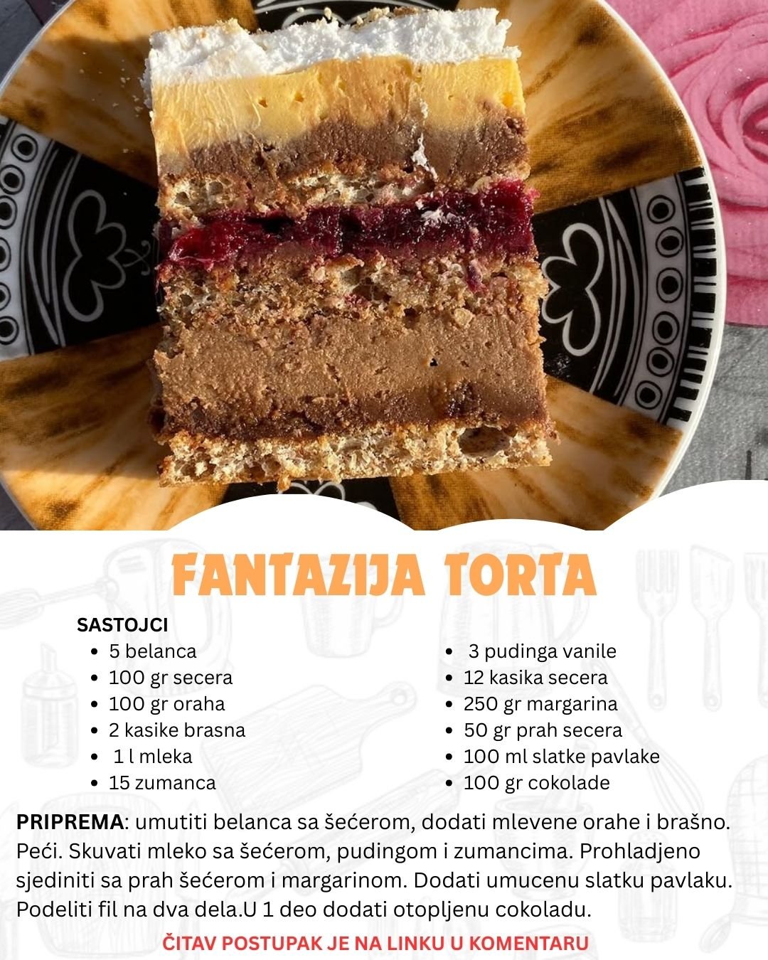Torta koja osvaja i izgledom i ukusom – Fantazija na tanjiru!