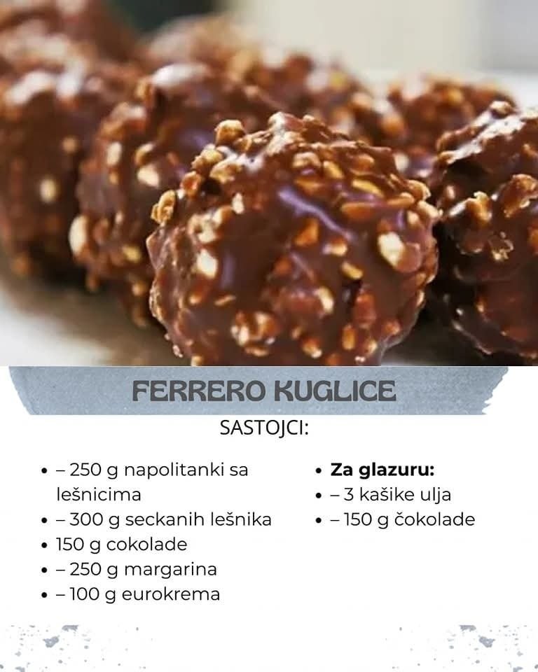 Domaće ferrero rocher kuglice gotove za samo 20 minuta