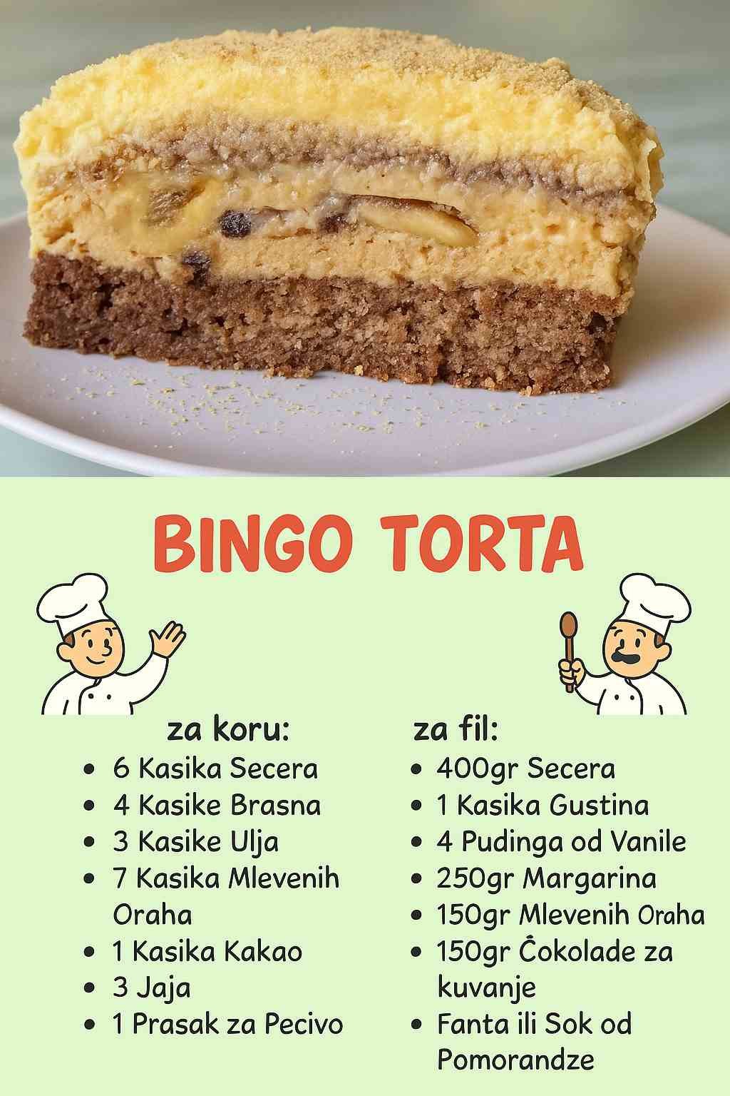 BINGO TORTA – Ljudi ovo jednsotavno morate probati!