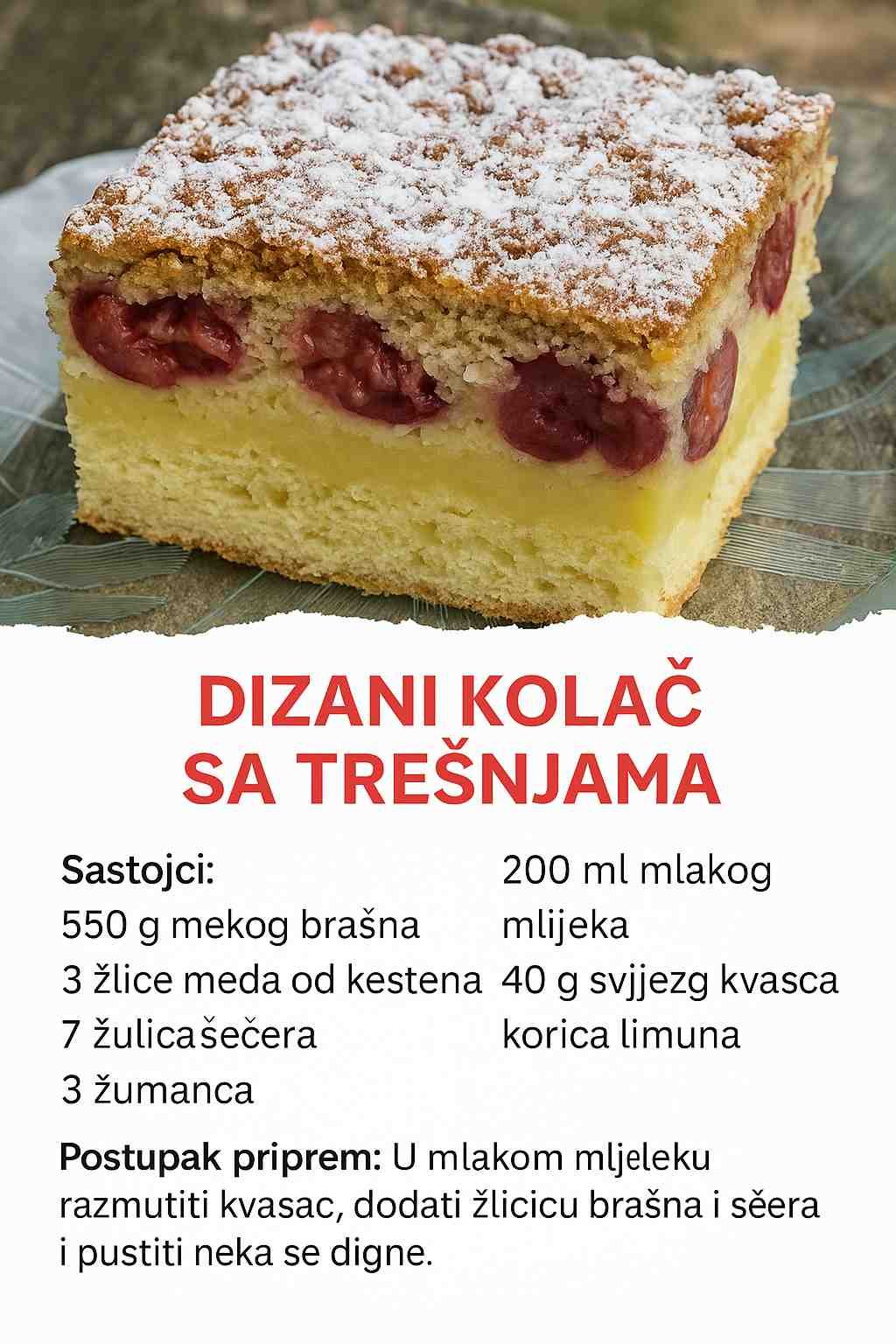 Neodoljivo mekan i pun trešanja – Najbolji dizani kolač ikada!