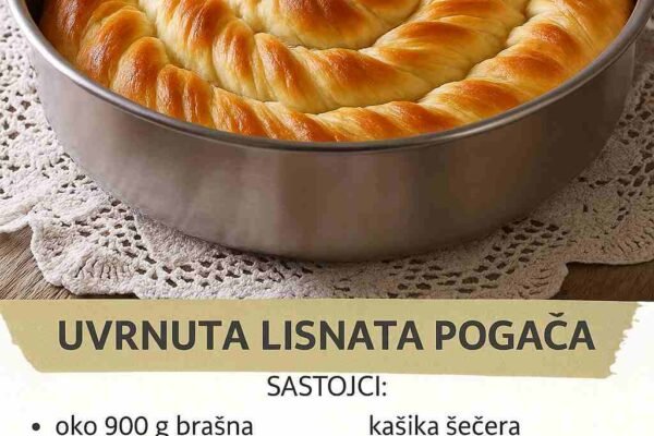 TOPI SE U USTIMA: Uvrnuta lisnata pogača sa sirom kakvu još niste probali