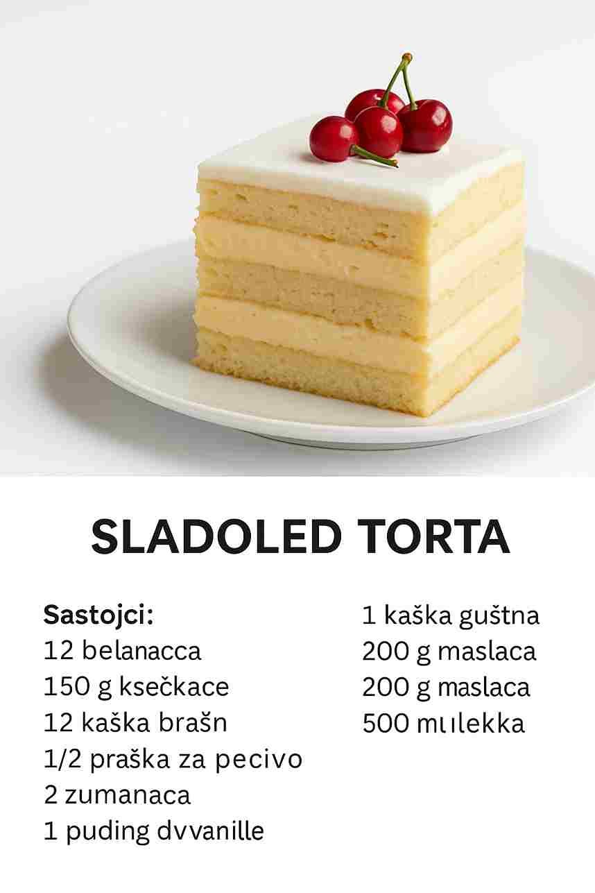 SLADOLED TORTA