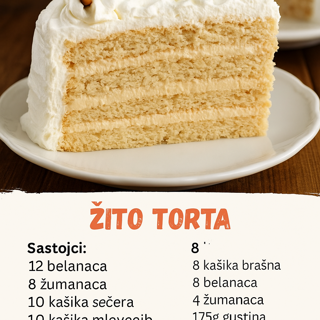 Starinska Žito torta – Tradicionalni recept koji generacijama osvaja srca