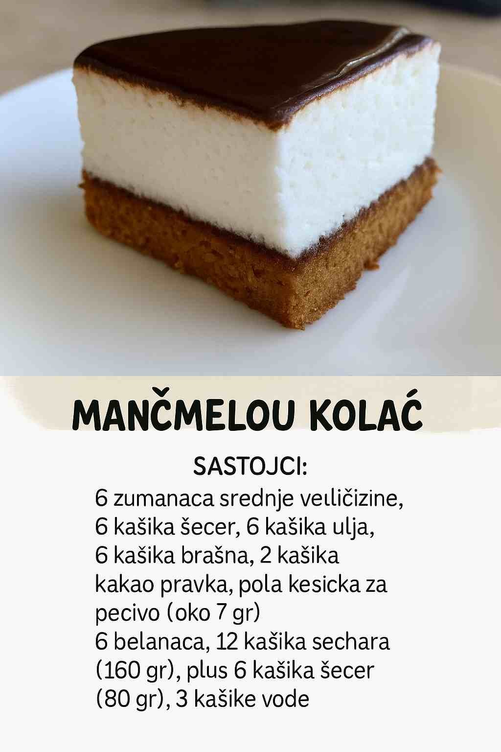 Mančmelou po receptu iskusnih Sladokusaca: Dobićete nikad kremastisiji i ukusniji kolač vrlo lako i bez puno novca