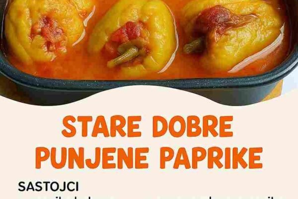 Prste da poližeš! – Stara dobra punjena paprika, ovako je niste probali!
