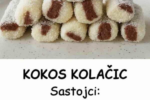 ZA SAMO 10 MINUTA I 3 SASTOJKA: Napravite savršene kokos kolačiće koji se ne peku – bolje od rafaela