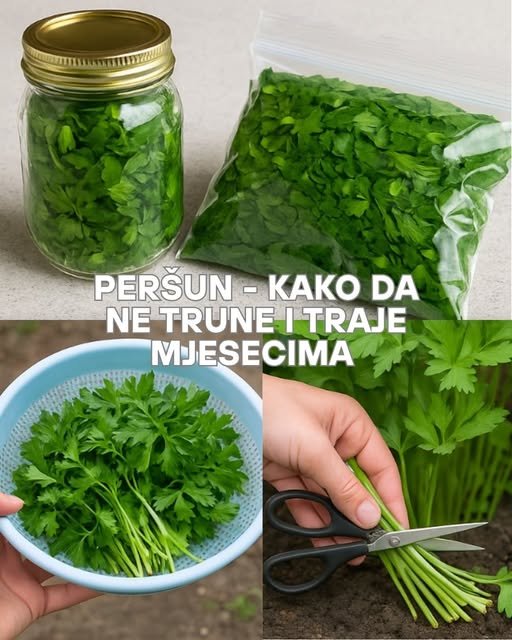 Peršun, tajna kuhara kako da traje mjesecima: više ne trune