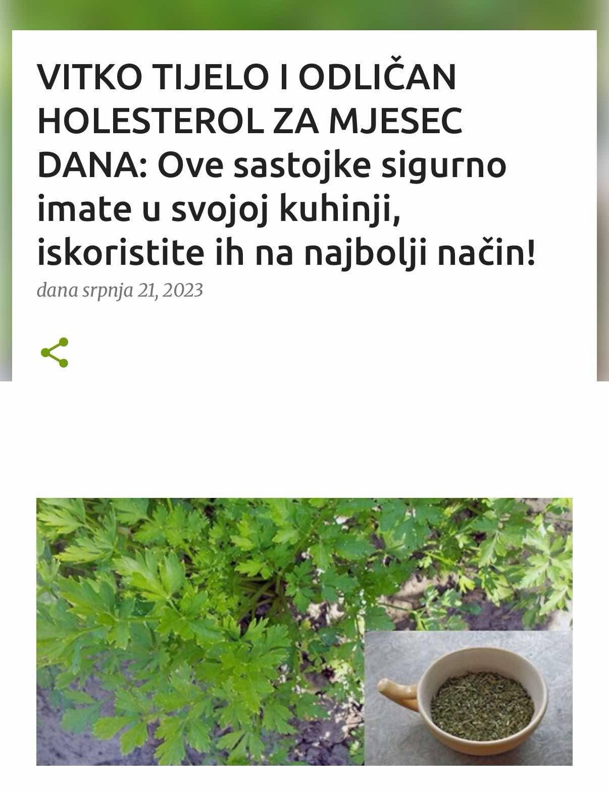 VITKO TIJELO I ODLIČAN HOLESTEROL ZA MJESEC DANA: Ove sastojke sigurno imate u svojoj kuhinji, iskoristite ih na najbolji način!