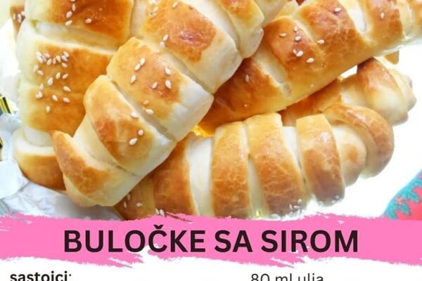 Tople, mekane i neodoljive – Napravite savršene buločke sa sirom! Tople, mekane i neodoljive – Napravite savršene buločke sa sirom!