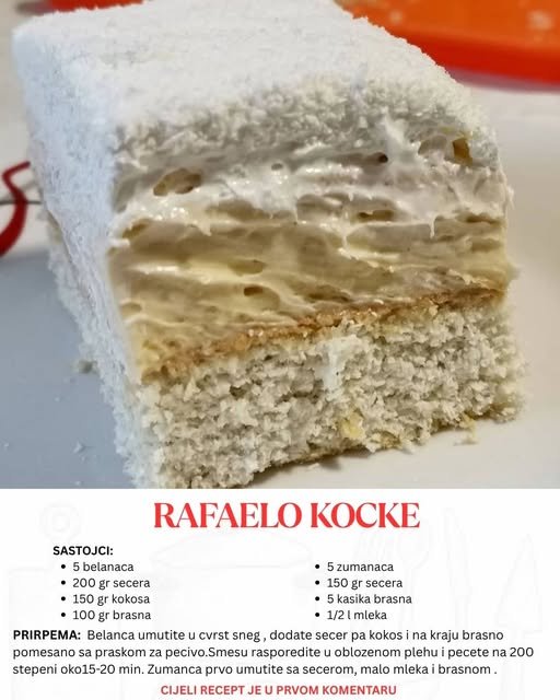 Rafaelo kocke mekane kao oblak – Probajte ih danas!