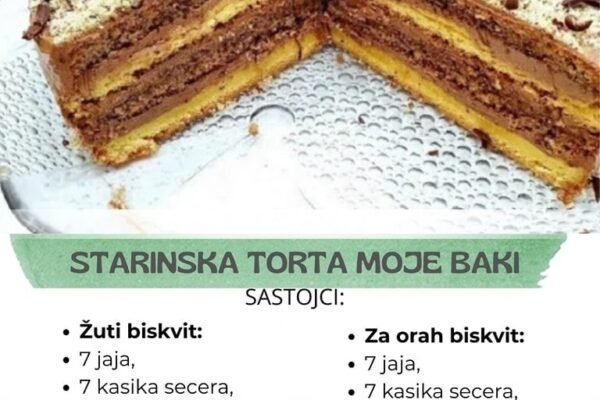 Starinska torta moje bake: Čokolada i orah biskvit sa kojim nema greške