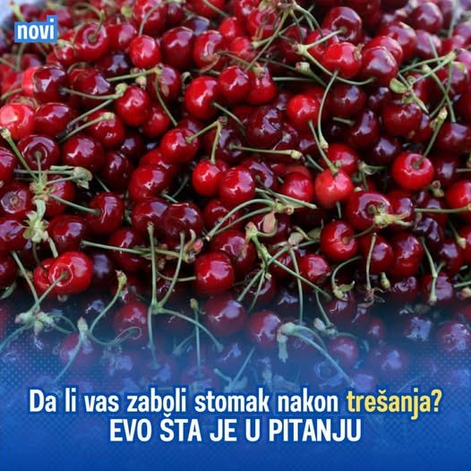 Da li vas zaboli stomak nakon trešanja? EVO ŠTA JE U PITANJU