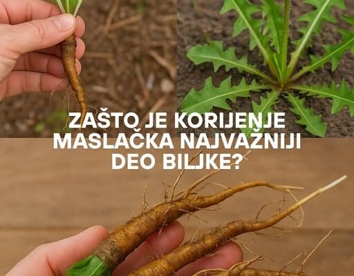 Zašto je korijenje maslačka najvažniji deo biljke?