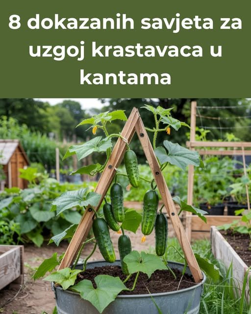 Trikovi iskusnih vrtlara – 8 dokazanih savjeta za uzgoj krastavaca u kantama