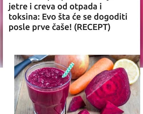 Koktel za potpuno čišćenje jetre i creva od otpada i toksina: Evo šta će se dogoditi posle prve čaše! (RECEPT)