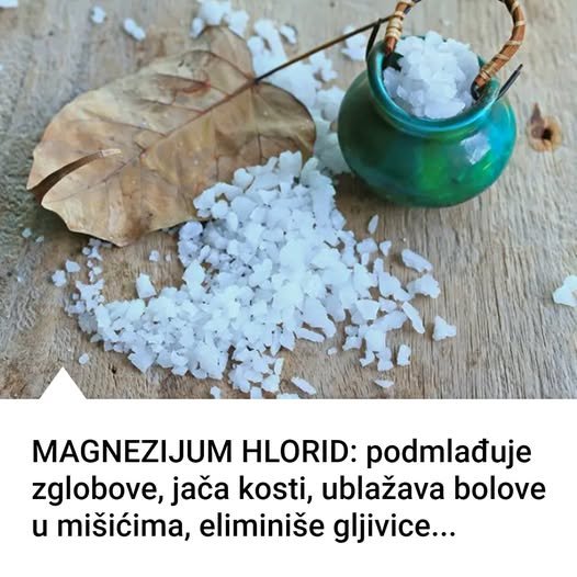 Magnezijum hlorid heksahidrat upotreba za zdravlje