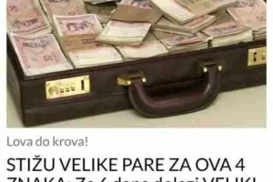 STIŽU VELIKE PARE ZA OVA 4 ZNAKA: Za 6 dana dolazi VELIKI PREOKRET – blago vama ako spadate u ovu grupu