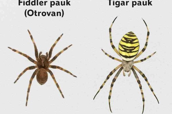 Pauci su česti gosti u našim domovima i vrtovima, a mnogi ih odmah doživljavaju kao prijetnju. Ipak, nije svaki pauk opasan – neki su čak i korisni jer pomažu u prirodnoj kontroli štetočina. Razlikovanje vrsta može nam pomoći da se osjećamo sigurnije i da bolje razumijemo ulogu ovih stvorenja. Dok određene vrste mogu predstavljati rizik za ljude, druge su potpuno bezopasne i često djeluju kao naši tihi saveznici. U nastavku su dva primjera koja jasno pokazuju zašto nije svaka paukova mreža razlog za brigu. ⚠️ Smeđi samotnjak (otrovni) • Može biti štetan za ljude • Njegov ugriz može izazvati ozbiljne reakcije ✅ Tigrasti pauk (bezopasan) • Hrani se smeđim samotnjacima • Ne predstavlja nikakav rizik za ljude 🌿 Iako njihova prisutnost ponekad može izazvati nelagodu, vrijedno je zapamtiti da mnogi pauci igraju važnu ulogu u održavanju ravnoteže u prirodi. Nisu svi neprijatelji – neki su zapravo dragocjeni saveznici koji čuvaju naš dom i vrt od neželjenih insekata.