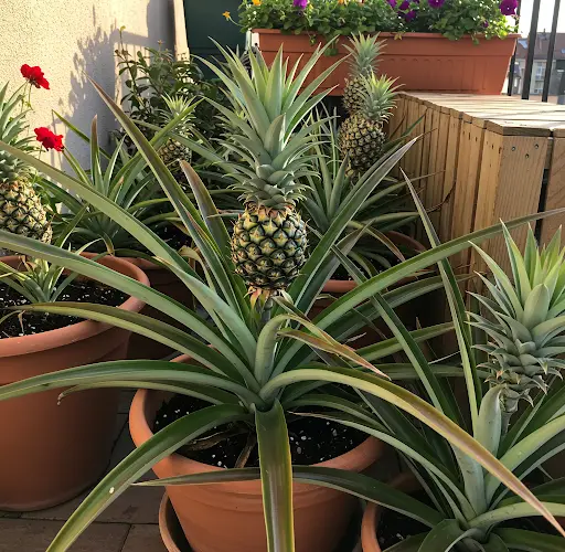 Ananas je ukusno tropsko voće koje se lako može uzgajati kod kuće, čak i ako nemate veliko dvorište. Uz samo nekoliko jednostavnih koraka, možete uzgojiti vlastite biljke ananasa i uživati u slatkim, domaćim plodovima. Ovaj vodič pokazuje najbolje tehnike za uspješan uzgoj ananasa u saksijama ili manjim prostorima, uz minimalan trud i visok prinos. 1. Odabir prave sorte ananasa za kućni uzgoj Prije početka, važno je izabrati sortu koja je pogodna za saksije i male vrtove. Najbolje sorte za kućni uzgoj: Smooth Cayenne – sočan, sladak plod s manje bodlji. Red Spanish – crvenkast, otporan na bolesti. Sugarloaf – ekstra sladak, blagog ukusa, odličan za kućni uzgoj. Queen – mali, aromatičan i savršen za uzgoj u posudama. 2. Uzgoj ananasa iz krune – najlakša metoda Najjednostavniji način je uzgoj iz krune ploda. Koraci: Odaberite zdrav ananas sa zelenim listovima. Oštrim nožem odrežite gornji dio (krunu) s oko 2–3 cm ploda. Uklonite donje listove da otkrijete pupoljke korijena. Ostavite da se osuši 2–3 dana da spriječite truljenje. (Opcionalno) Stavite u vodu dok se ne pojave korijenčići. Posadite u saksiju s propusnim zemljištem. Zalijevajte umjereno – zemlja treba biti vlažna, ali ne previše mokra. 3. Najbolja mješavina zemlje Ananas najbolje uspijeva u pjeskovitom i dobro dreniranom tlu. Idealna mješavina: 40% pjeskovita ilovača 30% organski kompost 20% perlit ili plavac (za prozračnost i drenažu) 10% kokosova vlakna ili treset (za zadržavanje vlage) pH: blago kiselo (5,5 – 6,5) 4. Izbor posude za uzgoj Ako uzgajate u saksiji, koristite: Veličina: najmanje 30–40 cm širine i dubine. Drenažni otvori: obavezni protiv truljenja korijena. Materijal: glinene ili plastične saksije. 5. Zalijevanje i sunčeva svjetlost Zalijevajte svaka 5–7 dana, ovisno o vlažnosti. Pustite da se zemlja blago osuši između zalijevanja. Povremeno orošavajte listove. Potrebno: 6–8 sati direktnog sunca dnevno. 6. Prihrana za slatke i velike plodove U fazi rasta: kompost ili organsko gnojivo bogato dušikom (N). U fazi cvjetanja: gnojivo bogato kalijem i fosforom. Dodajte epsom sol (magnezij) za bolji ukus ploda. Prihranjivati jednom mjesečno. 7. Poticanje cvjetanja i formiranja ploda Ananasu obično treba 18–24 mjeseca da počne plodonositi. Kako ubrzati cvjetanje: Stavite zrelu jabuku pored biljke (ispušta etilen). Smanjite dušično gnojivo u drugoj godini. Održavajte temperaturu iznad 18°C. Redovno uklanjajte suhe i stare listove. 8. Zaštita od štetočina i bolesti Lisne uši i brašnaste bube – poprskati neem uljem. Crveni pauk – povećati vlažnost i isprati listove. Trulež korijena – izbjegavati prekomjerno zalijevanje. 9. Berba ananasa u pravo vrijeme Spreman je za berbu kada: boja prelazi iz zelene u zlatno-žutu, kora je blago mekana, baza miriše slatko, plod se lako odvaja uvrtanjem. Nakon berbe može stajati u frižideru do 2 sedmice ili zamrznut za kasniju upotrebu. 10. Uzgoj iz izdanaka (suckers) Nakon što plod sazri, matična biljka stvara izdanke. Koraci: Pustite ih da narastu 15–20 cm. Pažljivo ih odvojite nožem. Osušite jedan dan prije sadnje. Posadite u svježu zemlju – kao i kod krune. Ovim načinom možete osigurati stalnu berbu svake 1–2 godine. Zaključak Uzgoj ananasa kod kuće je jednostavan i zabavan. Odabirom prave sorte, kvalitetne zemlje, pravilnim zalijevanjem i prihranom, možete uzgojiti velike i slatke plodove bez puno truda. Bilo da imate vrt ili balkon, ananas u saksiji može uspješno rasti i donositi plodove dugi niz godina.