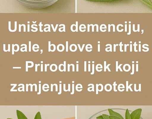 PRIR0DNI LIJEK K0JI ĆE ZAMJENITI AP0TEKU – Uništava demenciju, upale, B0L0VE i artritis