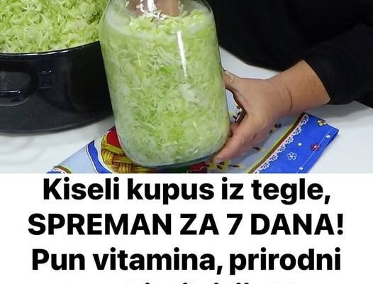 Kiseli kupus iz tegle, SPREMAN ZA SEDAM DANA! Pun vitamina, PRIR0DNI PR0BI0TIK i lijek!